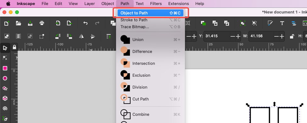 inkscape svg output file format indentation